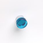 meubelknop chroom/blauw